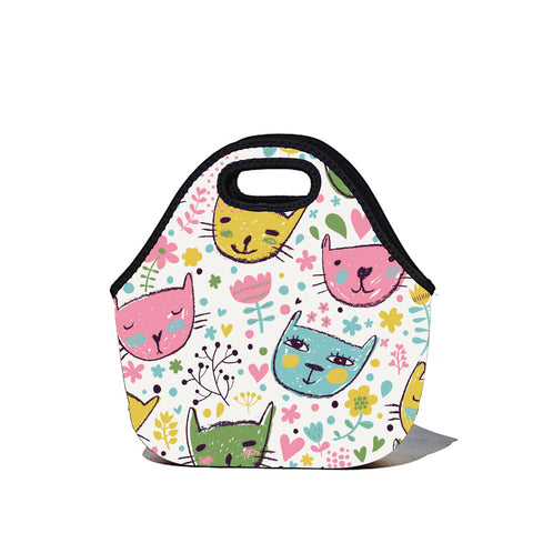 Lunchtime Bag by BBBYO - Cats print