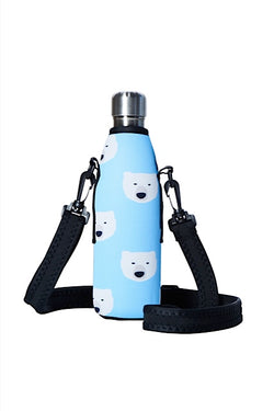 TRVLR by BBBYO carry cover - with shoulder strap - 500 ml - Polar print