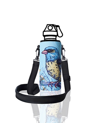 UNI TRVLR by BBBYO carry cover for Most Bottles - with shoulder strap - 500 ml/600 ml - Kook print