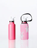 Sippy BBBYO Kids Traveller + carry cover - stainless steel - insulated -  500 ml - Rabbit print
