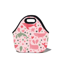 Lunchtime Bag by BBBYO -  Pink Whale print