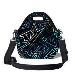 Lunchtime Bag by BBBYO - with shoulder strap - Lightning print