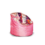 Pumpkin Beanbag Chair (Kids) - Floral print