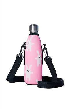 TRVLR by BBBYO carry cover - with shoulder strap - 500 ml - Rabbit print