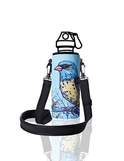 UNI TRVLR by BBBYO carry cover for Most Bottles - with shoulder strap - 500 ml/600 ml - Kook print